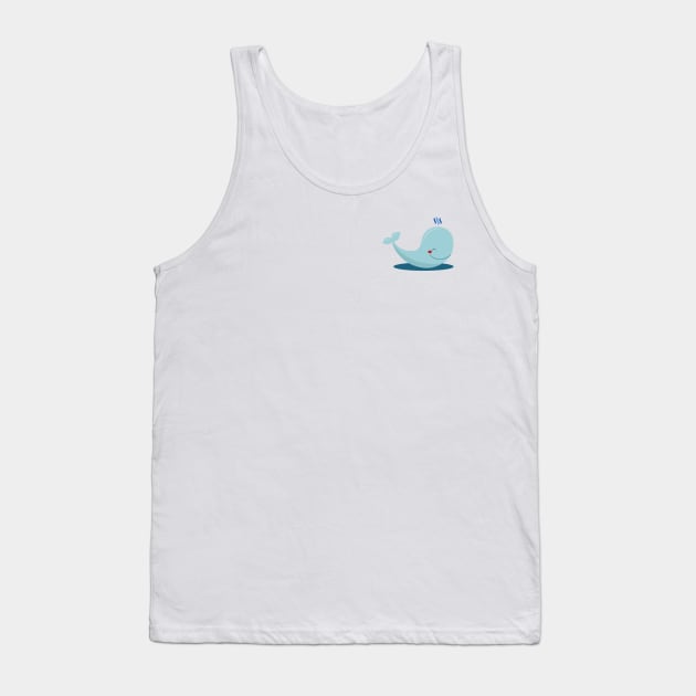 Steem Whale Tank Top by CryptographTees